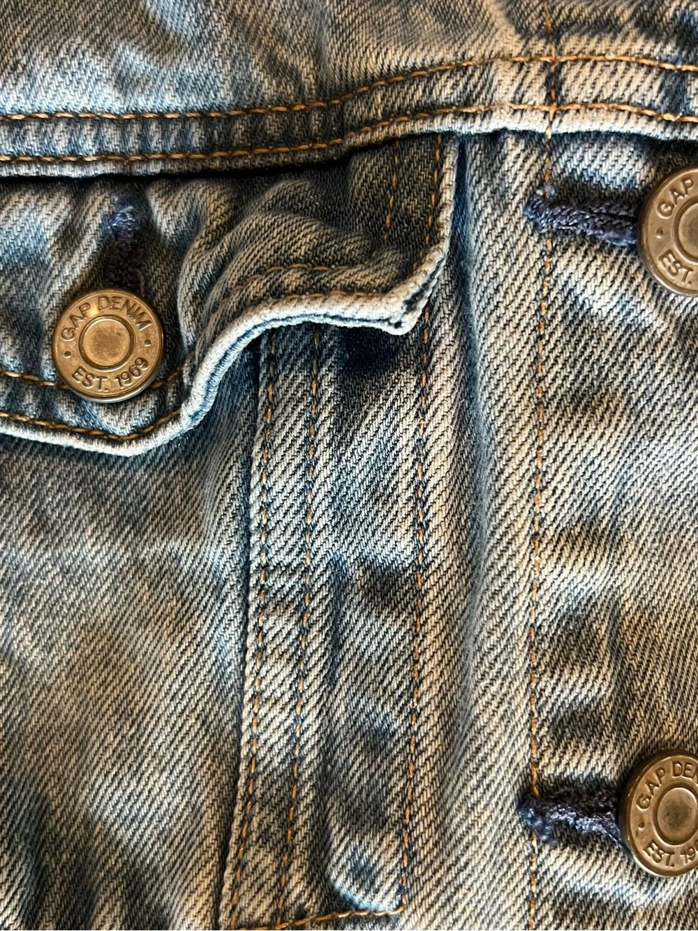 GAP Light Blue Washed Denim Jacket